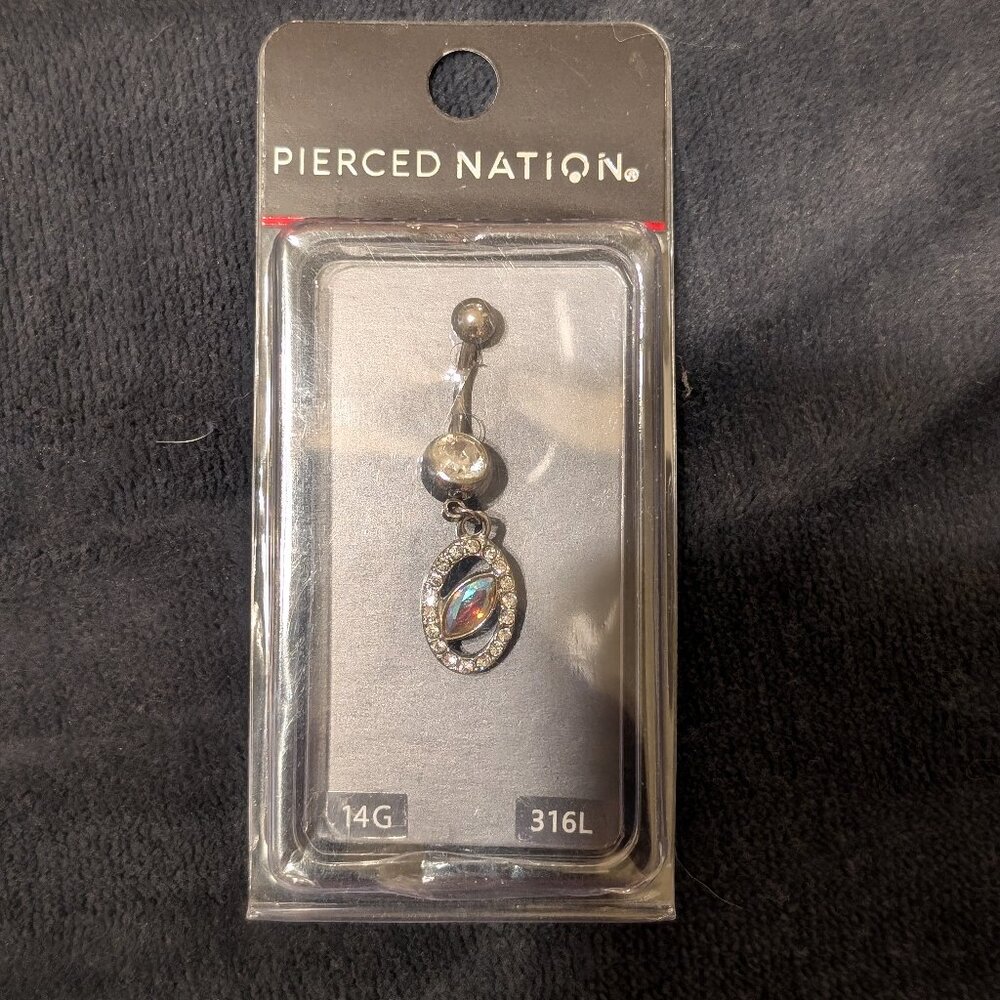 NWT Pierced Nation Belly Button Ring